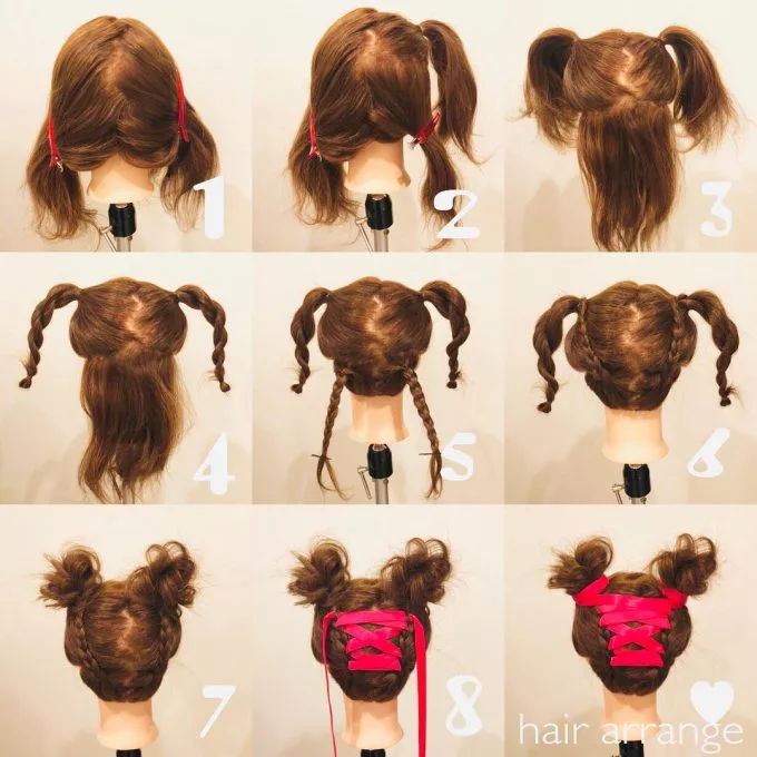 七五三の髪型 7歳のミディアム ロングの簡単なアレンジのやり方10選 アップや編み込みで可愛く当日を迎えよう
