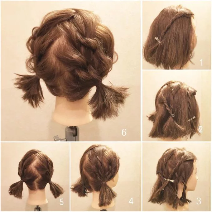 体育祭の髪型 ボブ編 男受け重視 可愛いお団子や編み込みアレンジ10選