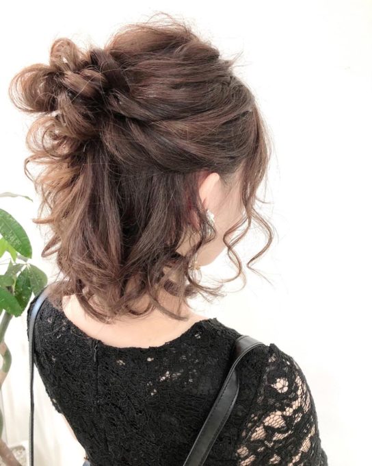 結婚式の髪型 ボブ編 簡単で可愛く決まる 最新のお勧めヘアアレンジ10選