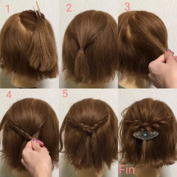 スーツに似合う髪型 ボブ編 自分で簡単に出来る お勧めのヘアアレンジ10選をご紹介